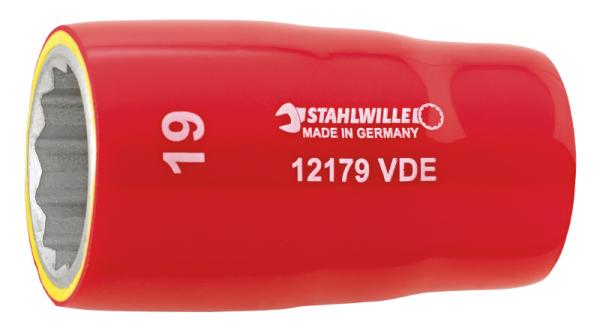 STAHLWILLE(スタビレー) 12179VDE-14 (1/2SQ)絶縁ソケット (03370014) 12179VDE-14