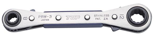 TOPKOGYO トップ工業 TOP(トップ工業) 4サイズ板ラチェットレンチ 19X21・22X24mm PRW-7 2487101