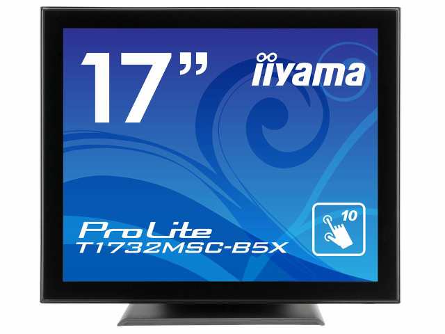 IIYAMA イイヤマ ProLite 17型 ディスプレイ アンチグレア 静電容量方式 HDMI DisplayPort 防塵 防滴 IP54(T1732MSC-B5X)