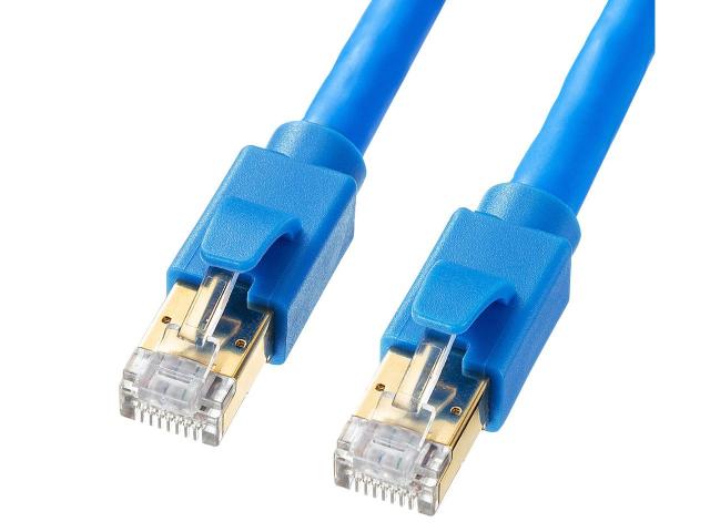 SANWASUPPLY サンワサプライ カテゴリ8LANケーブル 品番:KB-T8-10BL
