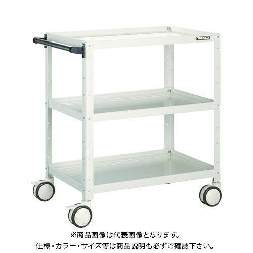 TRUSCO トラスコ中山 バーディワゴン 750X500 ウレタン双輪 W色 BDW-973D-W 1台