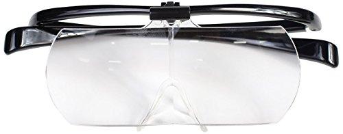 パール(Pearl) メガネルーペII HF-60DE 1.6倍＆2.0倍セット ブラック 074027 (1247689)
