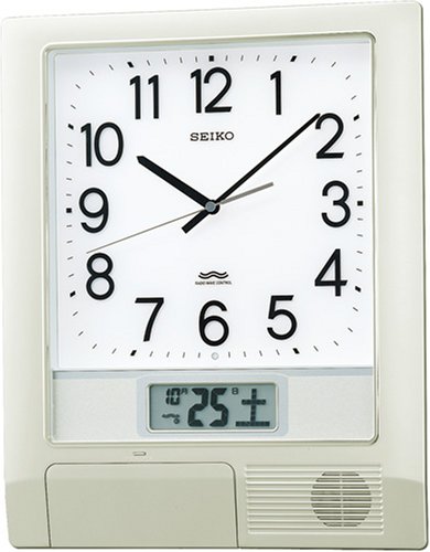 セイコーウオッチ セイコー 電波プログラム クロックPT201S【ZKL4901】