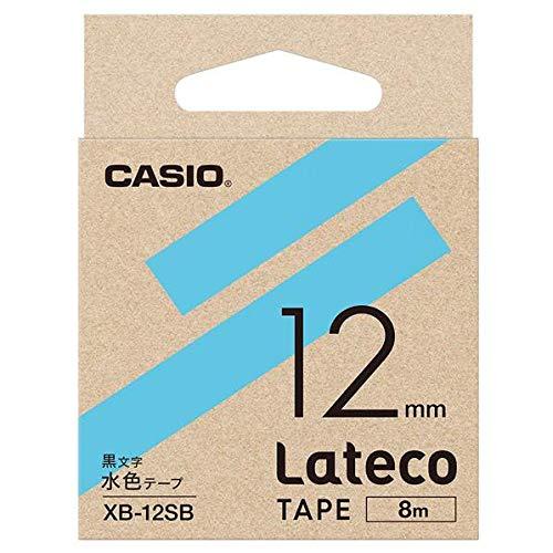 CASIO カシオ カシオ XB12SB ラベルライターテープ 水色(XB-12SB)