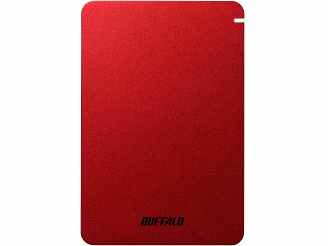 BUFFALO バッファロー USB3.1(Gen.1)対応 耐衝撃ポータブルHDD 1TB レッド(HD-PGF1.0U3-RDA)