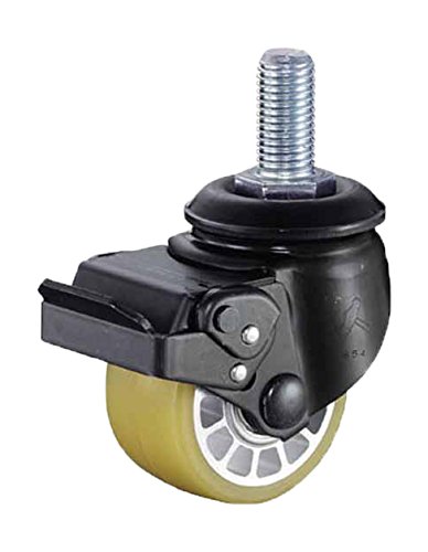 ハンマーキャスター ハンマー 低床式重荷重用ねじ式SP付ウレタン車B入り65mmM20XP2.5 545SA-BAU65-BAR01 3092895