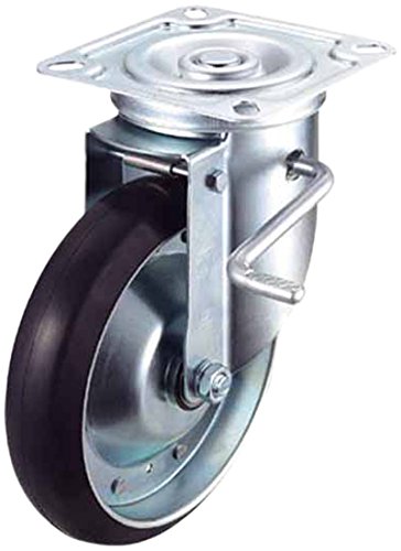 ワコーパレット ワコー エアーキャスター(自在車ストッパー付) 200mm ゴム車 ASHG-200-RBDS 3052737の通販は