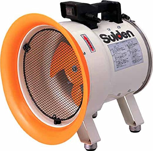 スイデン 送風機(軸流ファン)ハネ250mm単相100V低騒音省エネ SJF-250L-1 3365824