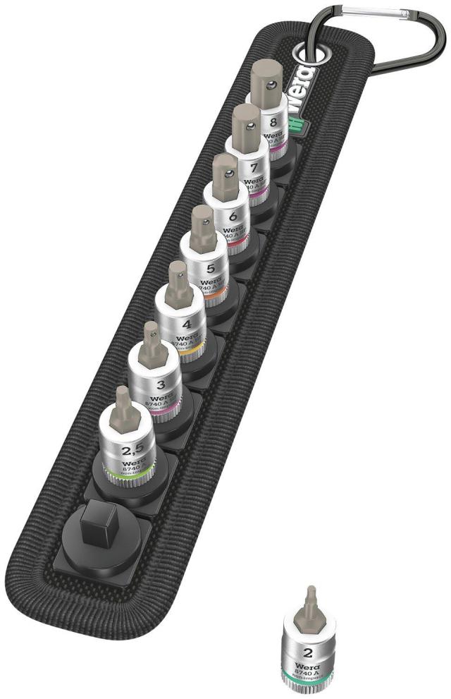 Wera社 Wera BELT 2 8740A Hex-Plus HF ベルトソケットセット 1/4