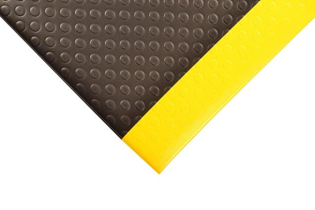 CHECKERS社 疲労軽減マット バブルソフトレッド ブラック＆イエロー 600X910 417S0023BY 1枚