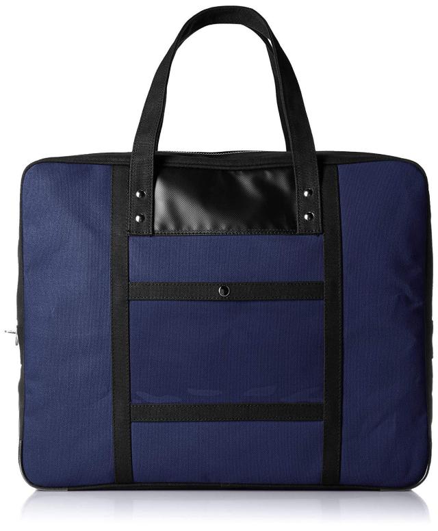 SANEI 帆布メール用ボストン(LL)馬蹄錠金具付 紺