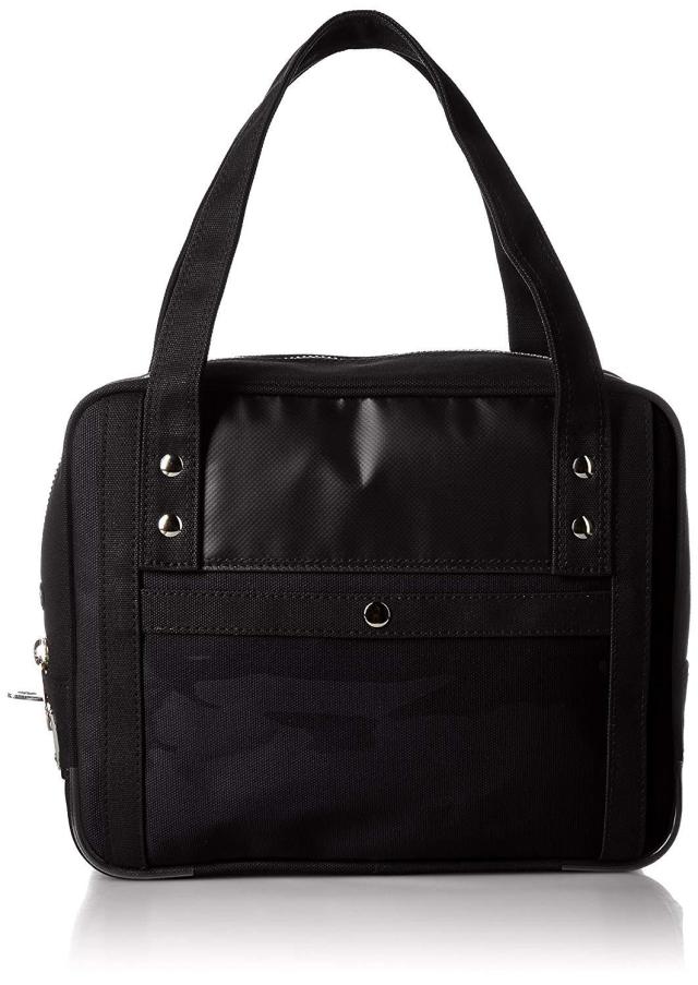 SANEI 帆布メール用ボストン(SS)馬蹄錠金具付 黒