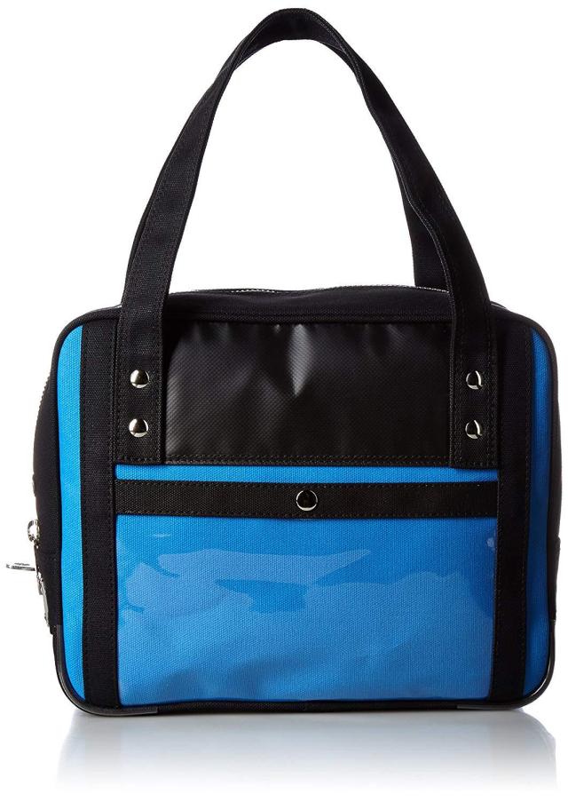 SANEI 帆布メール用ボストン(SS)馬蹄錠金具付 ブルー