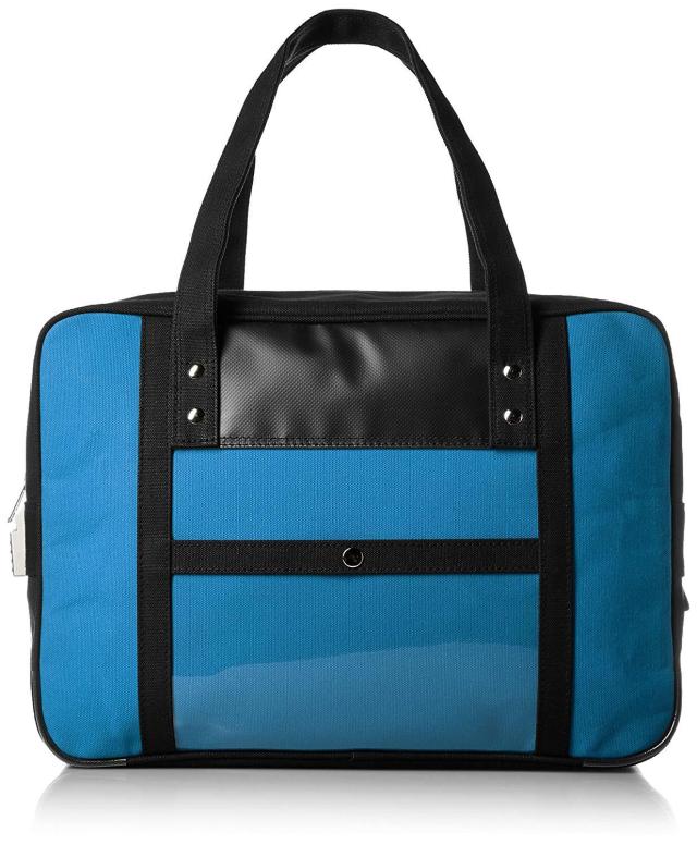 SANEI 帆布メール用ボストン(M)SED-1錠付 ブルー