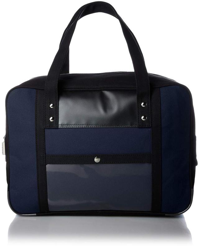 SANEI 帆布メール用ボストン M SED-1錠付 紺 BTMSED03