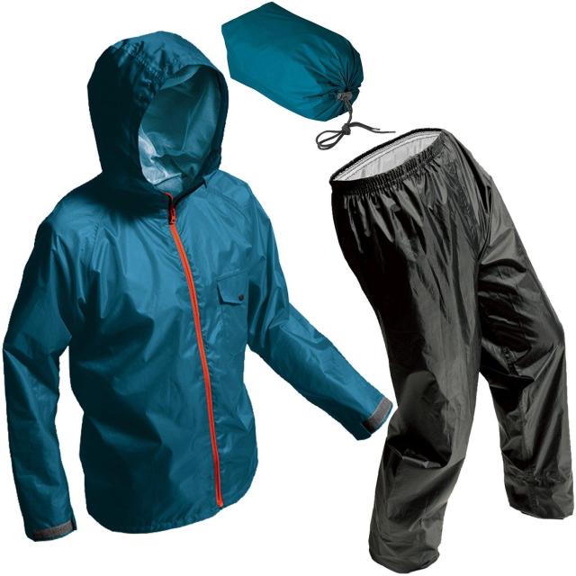 マック(Makku) マック 合羽 アジャストマックライト ブルー EL