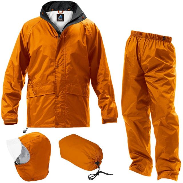 マック(Makku) マック 雨具 フェニックス2 オレンジ L