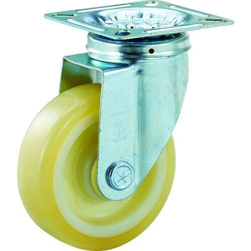 TRUSCO トラスコ中山 TRUSCO ハイテンプレス製ナイロンウレタン車 自在金具付 130パイ