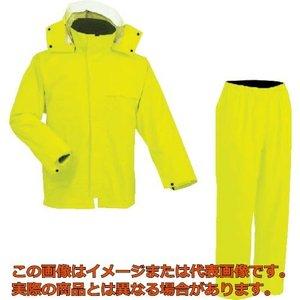 APT RAIN HI(アプトレインハイ) 前垣 AP300PVCレインスーツ 蛍光イエロー LLサイズの通販は 4,654円