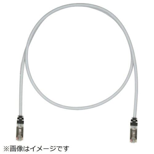 パンドウイットコーポレーション パンドウイット CAT6A/CAT6 シールドパッチコード 12m ライトグレー