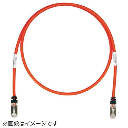 パンドウイットコーポレーション パンドウイット CAT6A/CAT6 シールドパッチコード 9m 赤