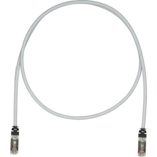 パンドウイットコーポレーション パンドウイット CAT6A/CAT6 シールドパッチコード 11m ライトグレー