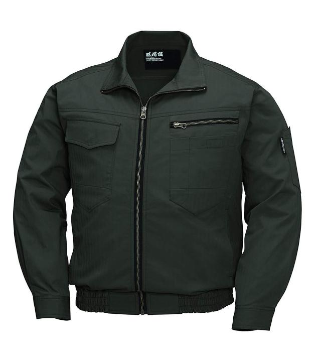 XEBEC ジーベック 空調服長袖ブルゾン XE98002 62 アーミーグリーン L