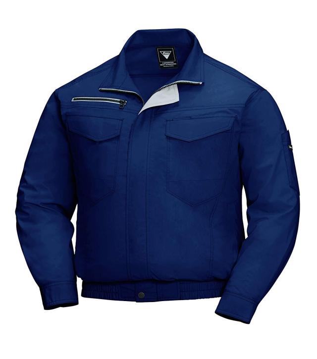 XEBEC ジーベック 空調服長袖ブルゾン XE98001 19 ディープネイビー 3L