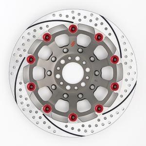 KUNIMI 国美コマース プレミアムレーシング 品番:ES101FL-RD サイズ:φ320 ピンカラー:レッド