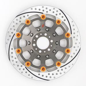 KUNIMI 国美コマース プレミアムレーシング 品番:ES125FL-OR サイズ:φ320 ピンカラー:オレンジ