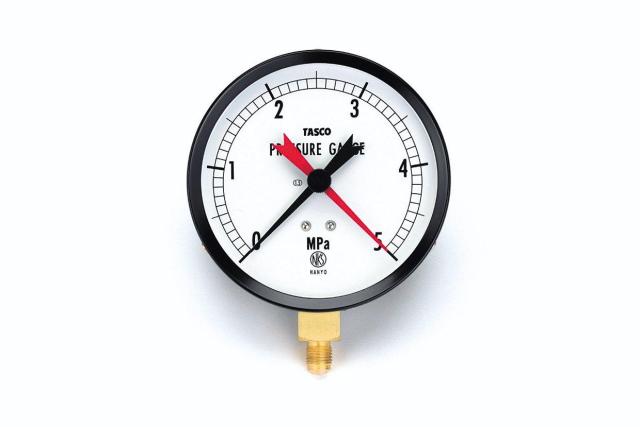 タスコ 100φ圧力計  TA148AF-350 1個