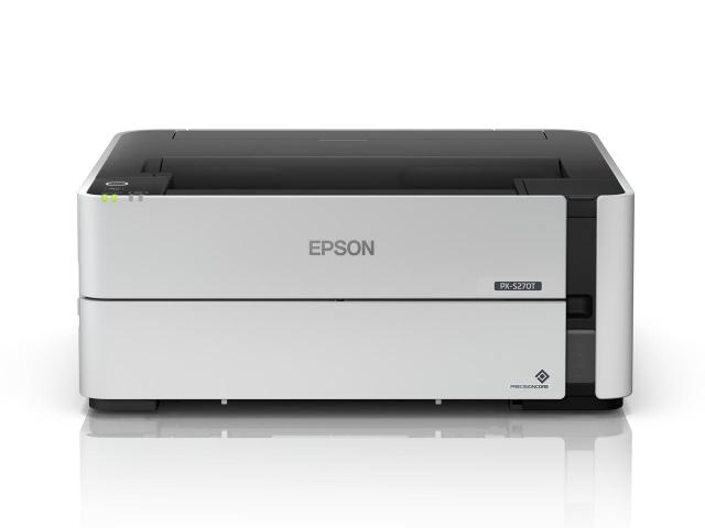 EPSON エプソン PX-S270T エコタンク搭載モデル インクジェットプリンター インク1色 顔料 1200×2400 dpi 最大用紙サイズA4 接続(USB)〇 接続(有線LAN/無線LAN)〇 ホワイト