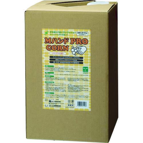 ミドリ安全 ハンドクリーナー Mハンド PRO/CORN 15KG詰替え用ハイテMHANDPROCORN15KG   7186