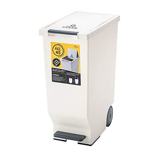 AZUMAYA 東谷 スライドペダルペール45L 【LFS-764WH】 L3の通販は 5,235円