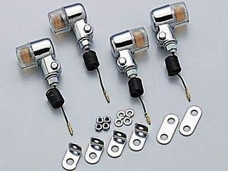 大阪単車用品工業 ハリケーン ミニウインカーkit 品番:HA5705-02 カラー:オレンジレンズ