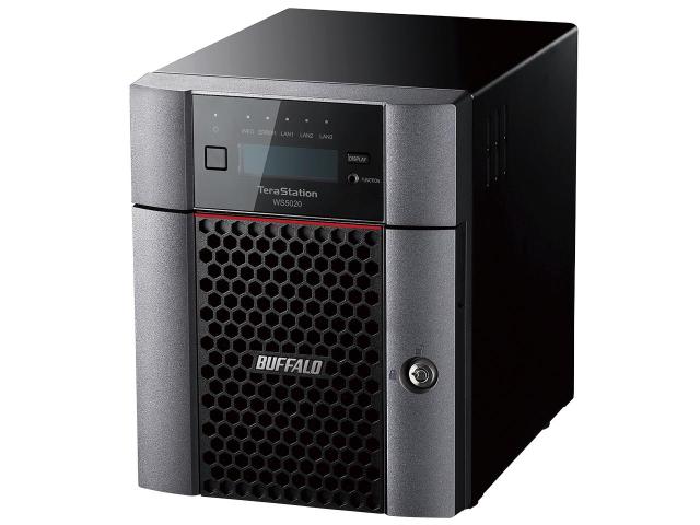 BUFFALO バッファロー Windows Server IoT 2019 for Storage Standard Edition搭載 4ベイデスクトップNAS 4TB WS5420DN04S9 1個