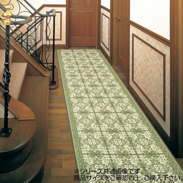 トーシン 三重織 い草廊下敷 約80×350cm グリーン TSN340511 (1344905)