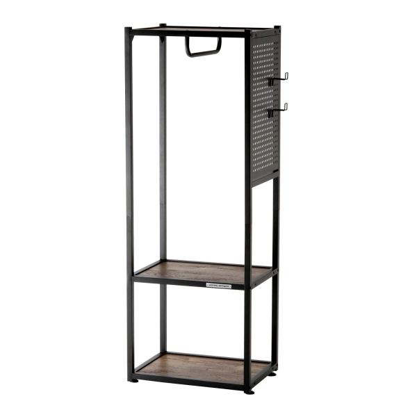 DOPPELGANGER ドッペルギャンガー 【ライダーズギアハンガー】 バイクギア・ディスプレイ収納ラック  専用フック2個付属 DDS501-BK【沖縄・離島への配送不可】