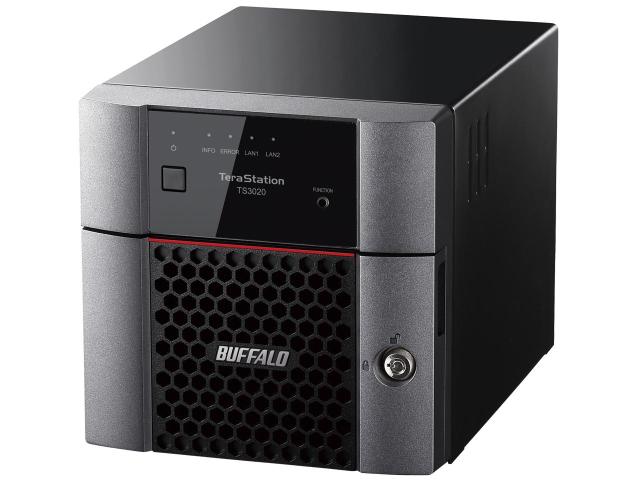 BUFFALO バッファロー TeraStation TS3020シリーズ 2ベイデスクトップ 4TB(TS3220DN0402)