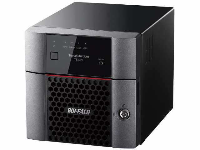 BUFFALO バッファロー TeraStation TS3020シリーズ 2ベイデスクトップ 2TB(TS3220DN0202)