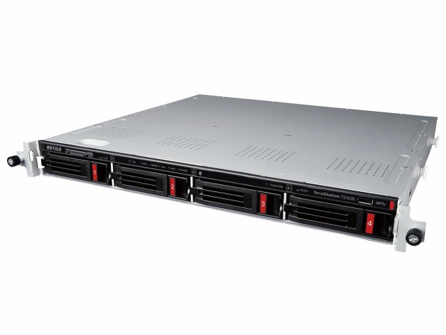 BUFFALO バッファロー TeraStation TS3020シリーズ 4ベイラックマウント 12TB(TS3420RN1204)