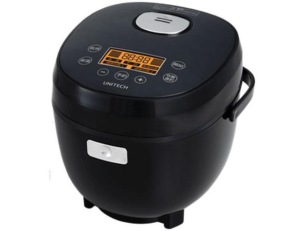 ユニテク 糖質カット炊飯器 RB-65B 3モード切替 最大33パーセント糖質カット 3.5合炊き ダイエット 炭水化物ダイエット コンパクト