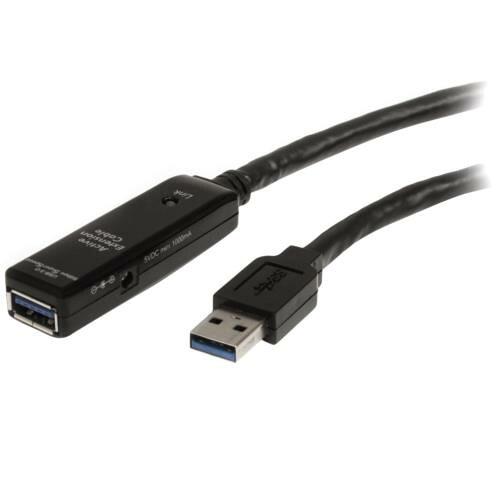 STARTECH.COM 10m USB3.0 アクティブリピータケーブル オス/メス USB3AAEXT10M(USB3AAEXT10M)