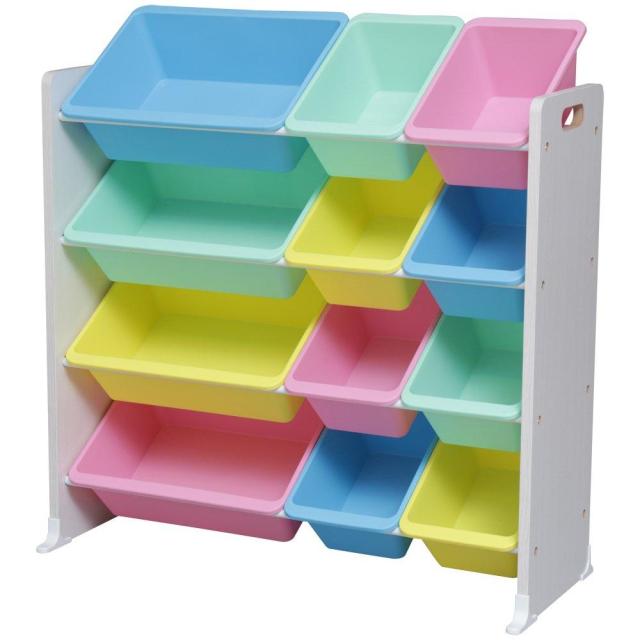 IRISOHYAMA アイリスオーヤマ キッズトイハウスラック パステル  KTHR-412 1個
