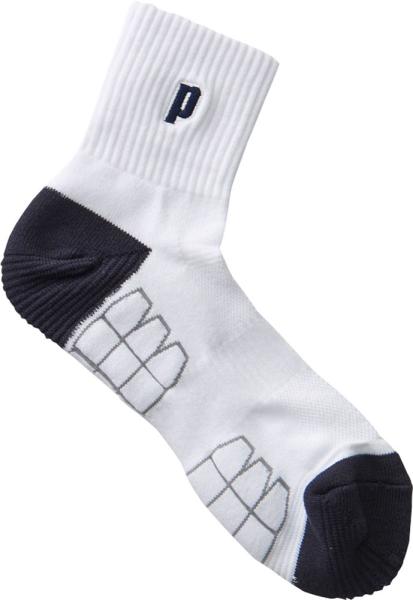 プリンス メンズ_ゴクアツレッグホールドショート (PS278L) [色 : WHT/BLK]【入数:5】の通販は