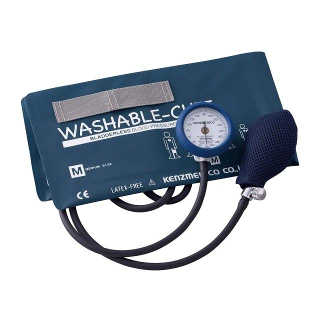 ケンツメディコ No.555 耐衝撃性アネロイド血圧計 ウォッシャブルカフ仕様 0555B071 1個