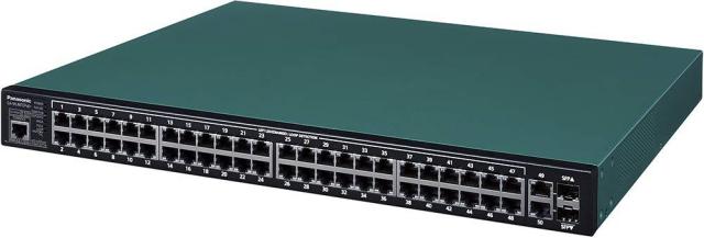 PANASONIC パナソニック 50ポート PoE給電スイッチングハブ GA-ML48TCPoE+(PN264892)
