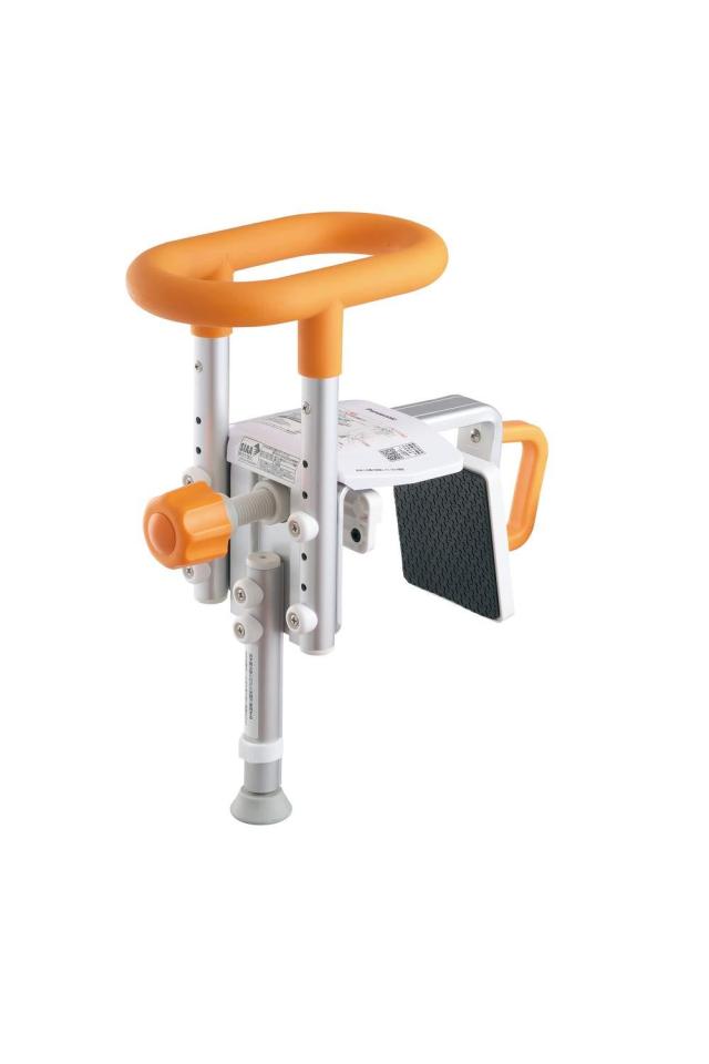 パナソニックエイジフリーライフテック 入浴グリップ ユクリア(ユニットバス専用) コンパクト200脚付S オレンジ  PN-L12314D 1個の通販は