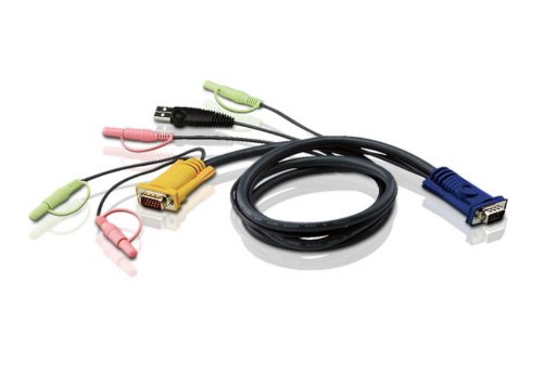 ATEN USB オーディオ KVMケーブル 5m SPHD KVM用 (2L-5305U)