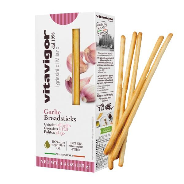vitavigor(ヴィタヴィガー) グリッシーニ ガーリック 125g×12個 (1427449)の通販は 5,182円
